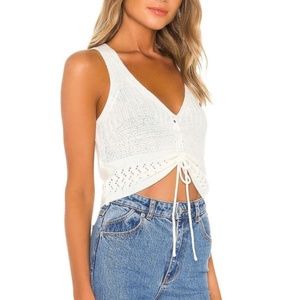 REVOLVE Superdown Khloe Ruched Knit Top